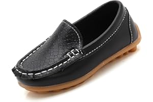 Tennis Shoe for Girls Toddler Little Kid Boys Girls Soft Slip On Loafers Dress Flat Shoes Boat Shoes Casual Size Kid