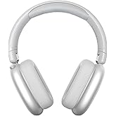 Wireless Over Ear Headphones, Bluetooth 5.4 Headphones, Built-in Mic, Hi-Res Audio, 36H Playtime, Foldable, Breathable Soft Earpads Adjustable Heads for iOS/Android/Samsung/PC - White