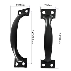 Zorveiio 10Pcs 4” Metal Door Handles Bow