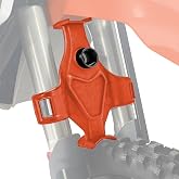 USTPO Dirt Bike Front Fork Saver Support Brace Suspension Guard | USTPO Motorcycle Front Fork Saver Support Brace Guards Protector Plastic Seal Savers Universal for CRF XR KLX KX EX Orange