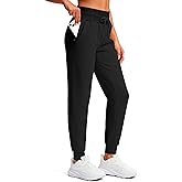 Viodia Womens Fleece Lined Joggers Winter High Waisted Warm Cotton Sweatpants Thick Lounge Sweat Pants with Pockets