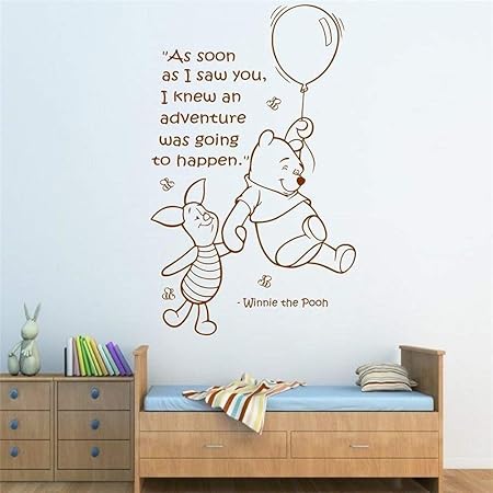 winnie the pooh wall art quotes