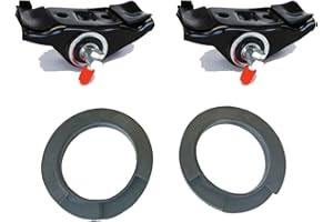 BST BSSP 4PCS Spring Seat Saddles Coil Spring Kit Compatible with 1965-1973 Ford Mustang Perches Coil Spring Mounting Seat w/