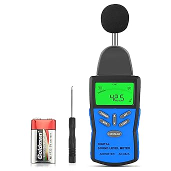 Amazon デジタルサウンドレベルメーター デシベルテスター音圧レベルリーダー Spl ノイズレベル測定 ノイズモニター 測定範囲30 130db Annmeter An 8a 騒音計 産業 研究開発用品 通販