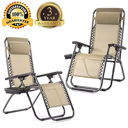 Amazon Com Zero Gravity Chair Outdoor Folding Adjustable