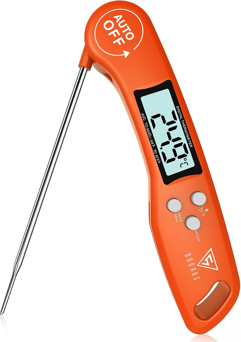 DOQAUS 3s Instant Read Meat Thermometer Backlit LCD Foldable Probe