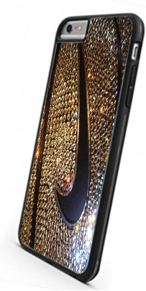 Just Do It Nike Gold Glitter Basketball NBA Custom Case for Iphone 4/4s 5 5c 6 6plus (Iphone 5c black)