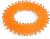 Petface Seriously Strong Dental Ring Dog Toy Orange view 2
