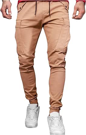 Amazon.com: Conjunto de pantalones deportivos para hombre, pantalones  casuales para hombre, pantalones ajustados para hombre, pantalones de carga  salvaje, pantalones cargo para hombre : Ropa, Zapatos y Joyería