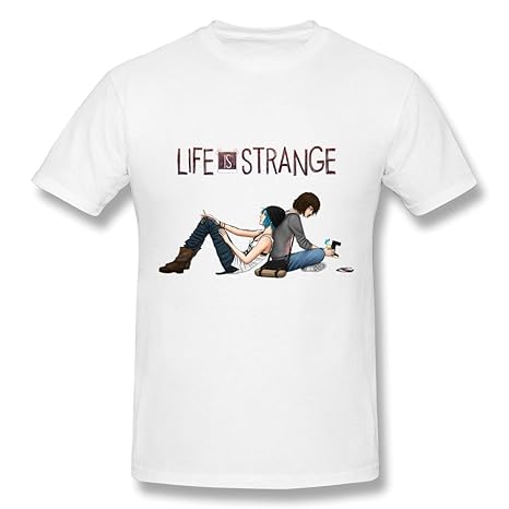 YOYAO Koyee Men's Life Is Strange Cartoon Poster T-Shirt, aWhite, S