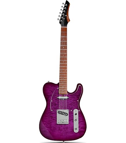 Amazon.com: Leo Jaymz TL Style Electric Guitar with Flame Maple