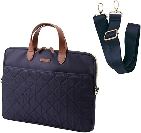 Amazon Co Jp マークス Pcバッグ レディース おしゃれ キャリングケース 持ち手付 キルティング デジタルアクセサリー ネイビー Dga Cas06 Nv パソコン 周辺機器