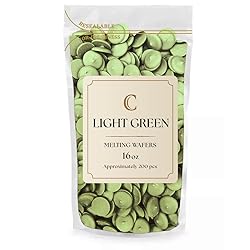 KIDU Light Green Chocolate Melting Wafers 16 Ounces