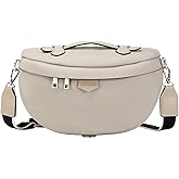 Eslcorri Crossbody Bags for Women - Fashion Sling Purse Shoulder Bag Fanny Pack Leather Causal Chest Bum Bag Cross Body Purse