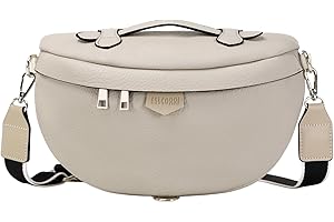Eslcorri Crossbody Bags for Women - Fashion Sling Purse Shoulder Bag Fanny Pack Leather Causal Chest Bum Bag Cross Body Purse