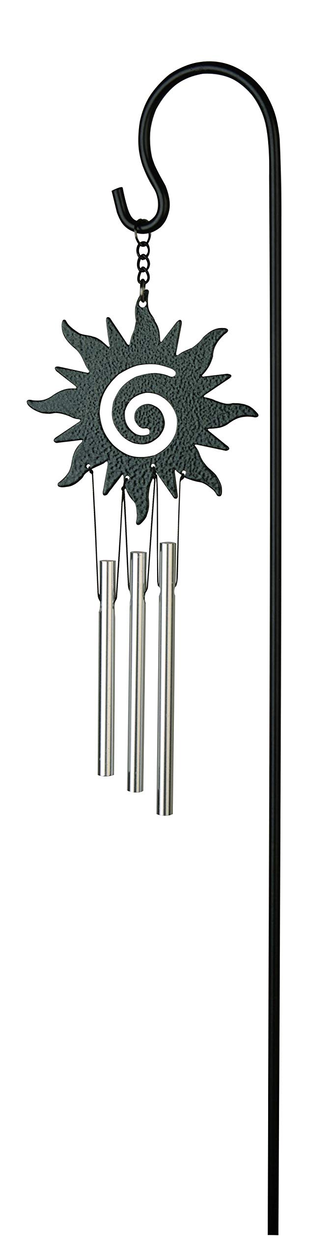 Nature's Melody Ornament Wind Chime Garden Stake Sun Approx. 18 Inches/Approx. 45 cm