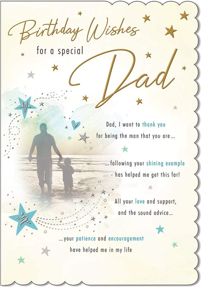 Piccadilly Greetings Piccadilly Greetings Traditional Birthday Card Dad - 9 x 6 inches,Green