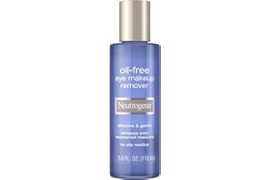 Neutrogena Gentle Oil-Free Eye Makeup Remover & Cleanser for Sensitive Eyes, Makeup Remover for Waterproof Mascara, Dermatologist & Ophthalmologist Tested, 3.8 fl. oz