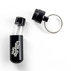 Anointing Oil Bottle Accessory Kit, Black Keychain