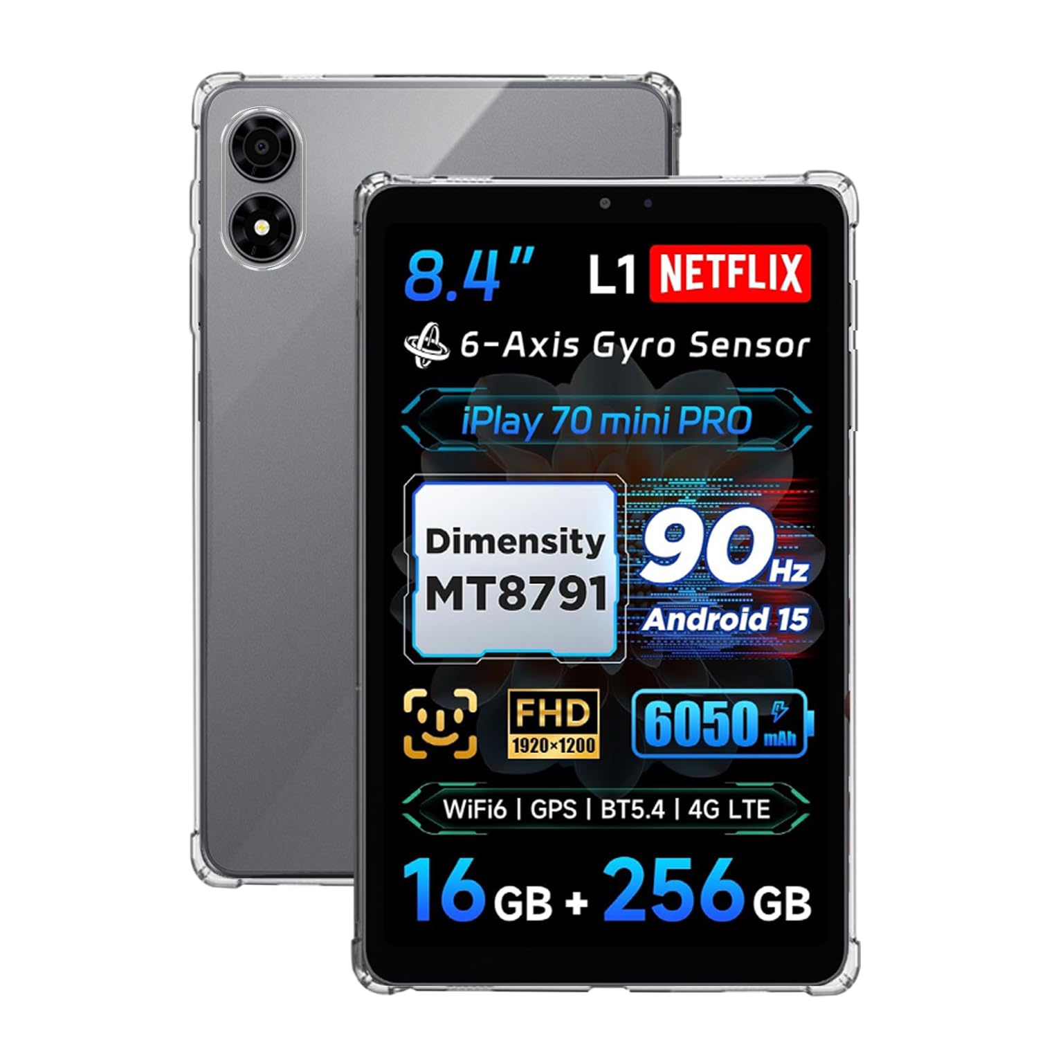 Case Cover for ALLDOCUBE iPlay 70 Mini Pro, KONXISA