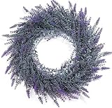 COLORSPEC Lavender Wreath 18 Inch Front Door Outdoor Artificial Floral Decor view 1