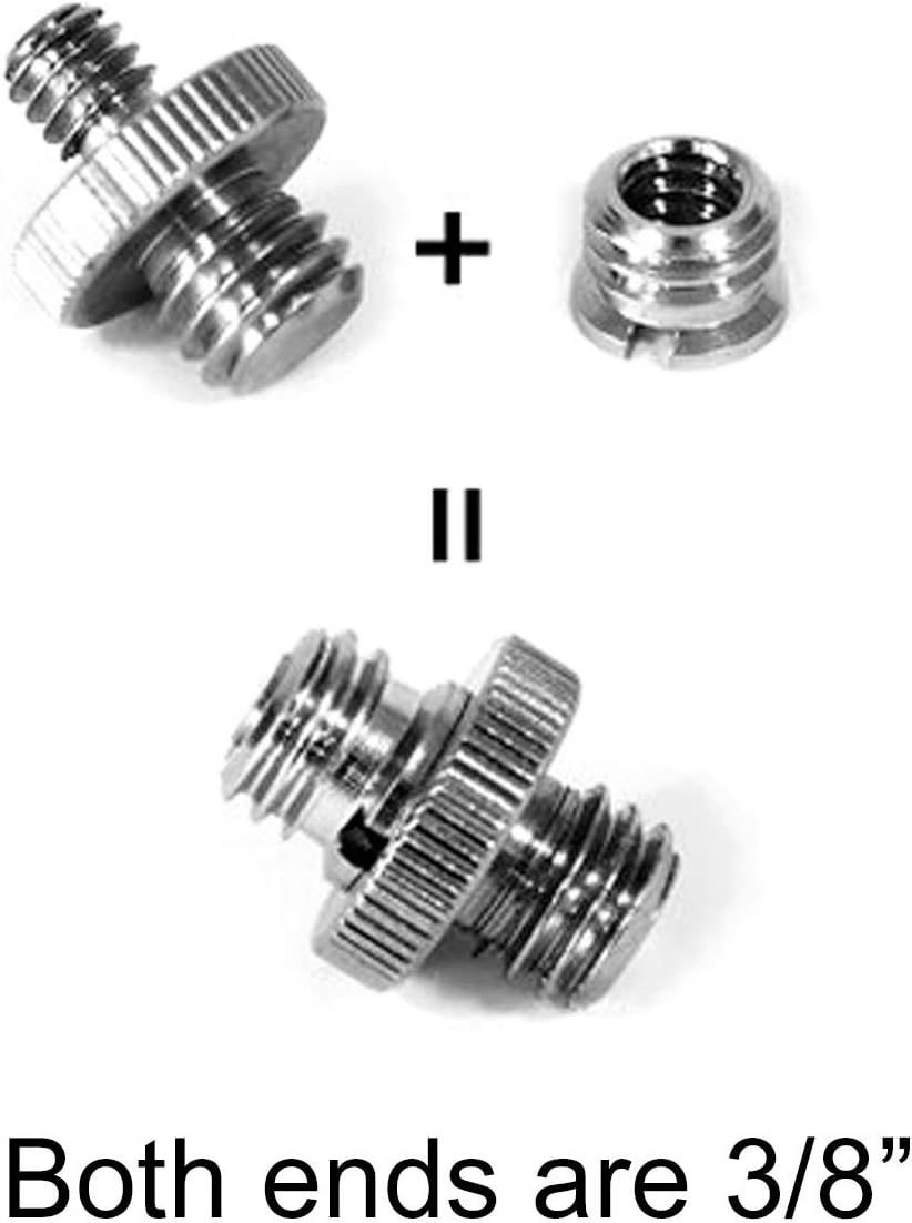 SMALLRIG 1/4" to 3/8" Convert Screw Adapter (5 pcs) - 1610, Black - Image 5