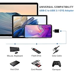 USB C to USB Adapter, USB C Adapter, Type C Male to