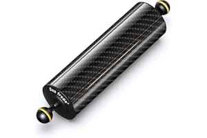 Sea frogs D60mm, 10'', Carbon Fiber Float Arm for Ultralight, Aquatic Arm, Buoyancy Provided 410g, Underwater Camera System Diving Tray Video Light/Strobe GA-7