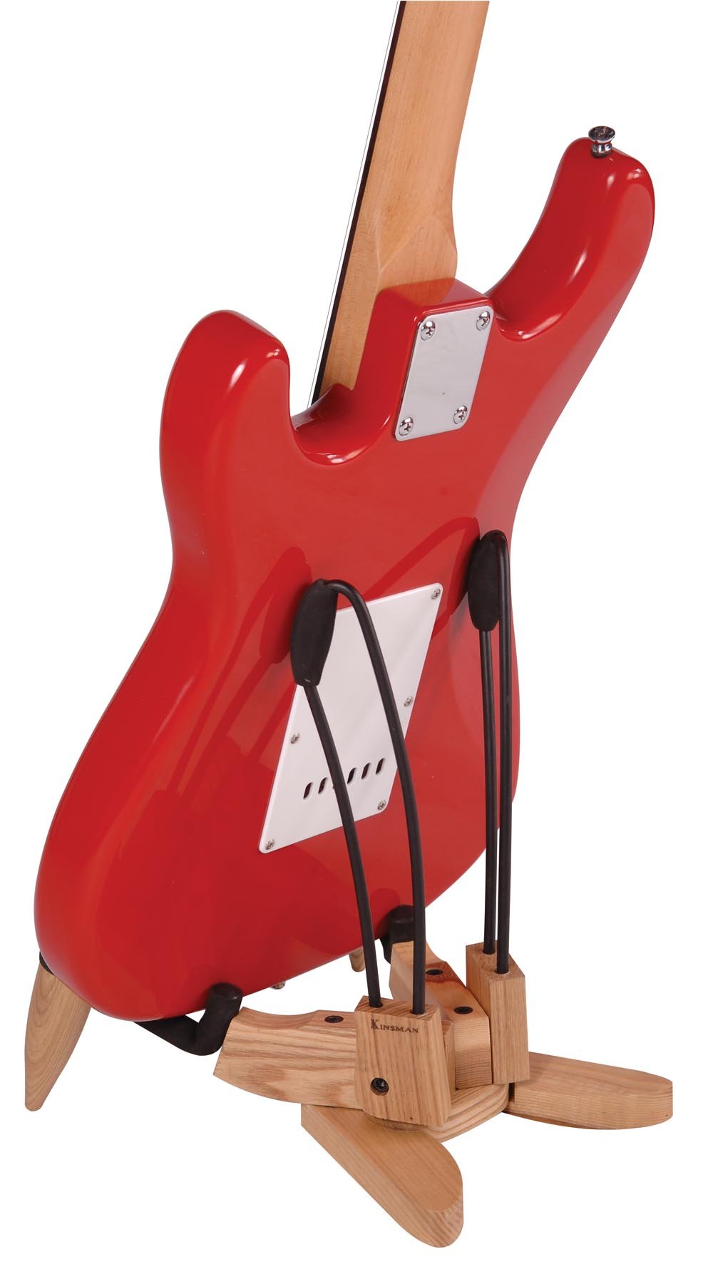 Kinsman Wooden A-Frame Electric Guitar Stand