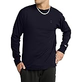 Champion Men's Long Sleeve T-shirt, Classic T-shirt for Men (Reg. Or Big & Tall)