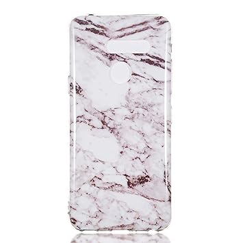 Lomogo LG G8 / G8S ThinQ Case Soft Silicon Case Shockproof Anti-Scratch Marble Case Cover for LG G8 / G8S - LOYHU190249 L9