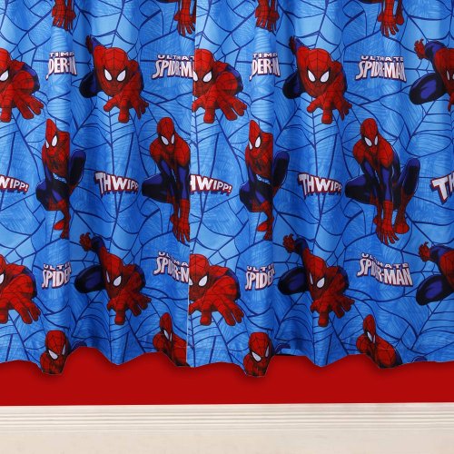 Character World 72 Inch Ultimate Spider Man City Curtains Amazon
