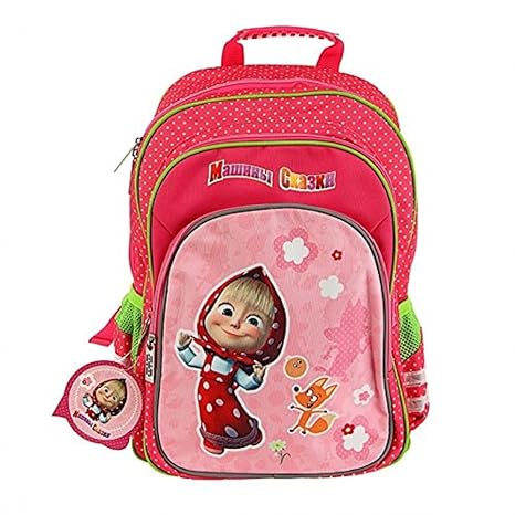 masha and the bear school bag