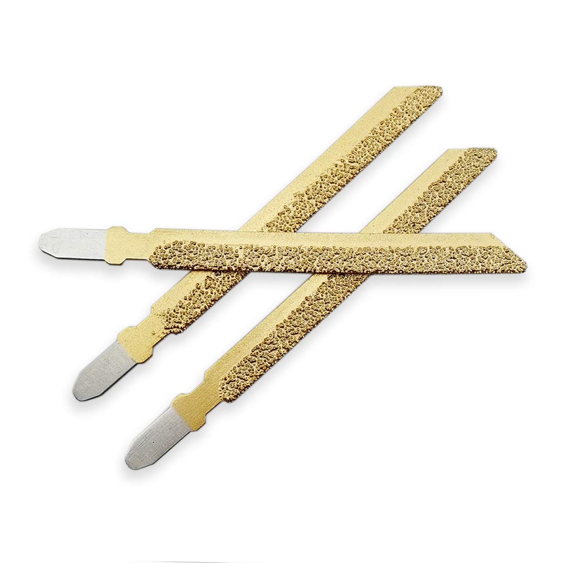 SHDIATOOL Diamond Jig Saw Blade 3 PK Diameter 4 inches/100mm Grit46 Vacuum Brazed Cutting Granite Marble Ceramic Tile Brick Plastic