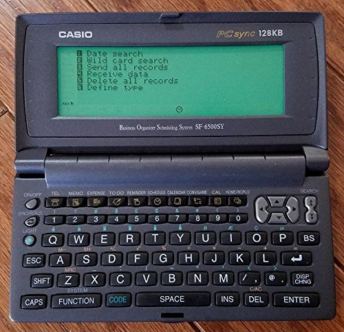 Vintage-Casio-Executive-BOSS-Business-Organizer-Scheduling-System-PC-Sync-Illuminator-SF-6500SY-W