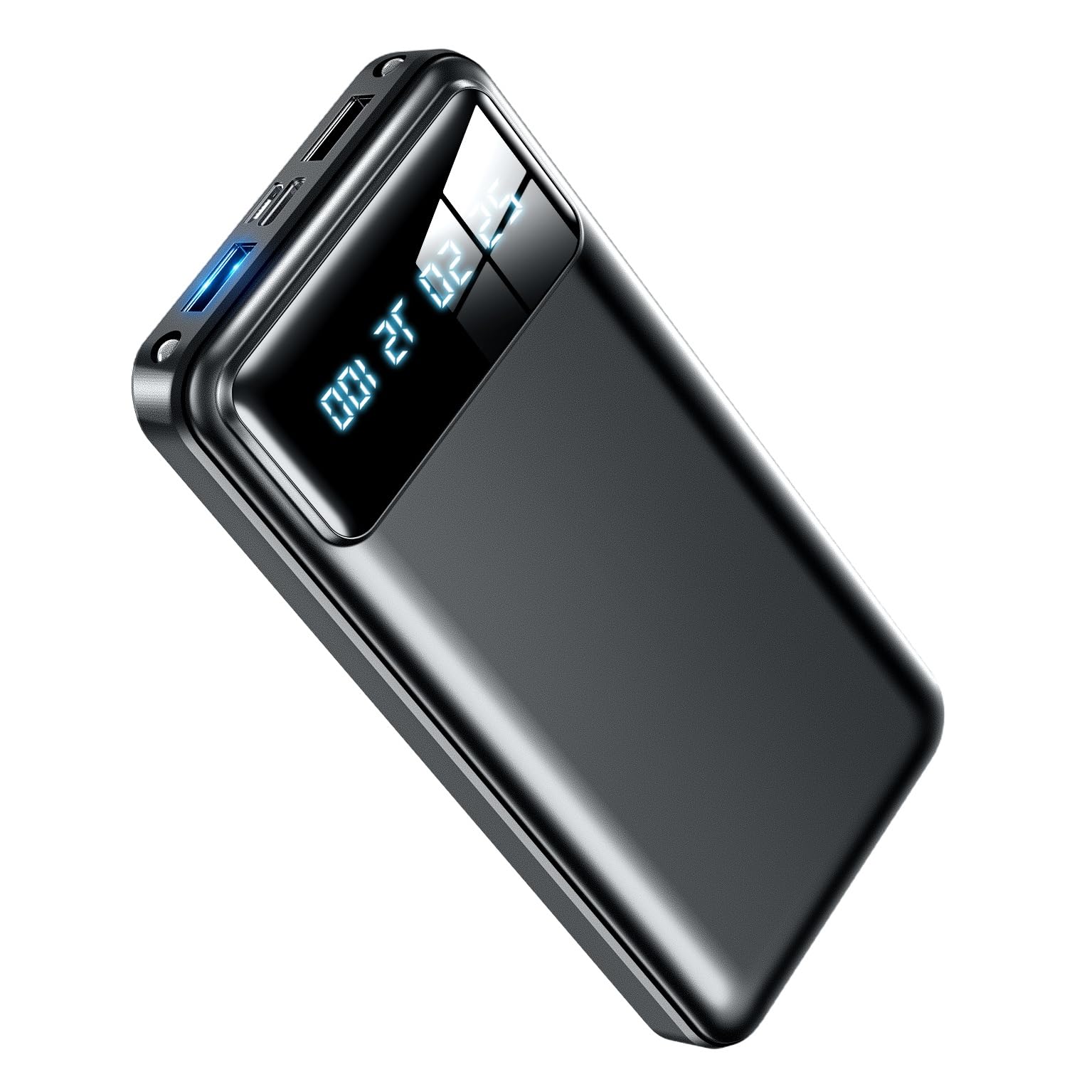 モバイルバッテリー 大容量 【40000mAh 二台同時充電】 スマホ 充電器 2.1A 急速充電 2つUSB-A出力ポート 残量表示 携帯バッテリー