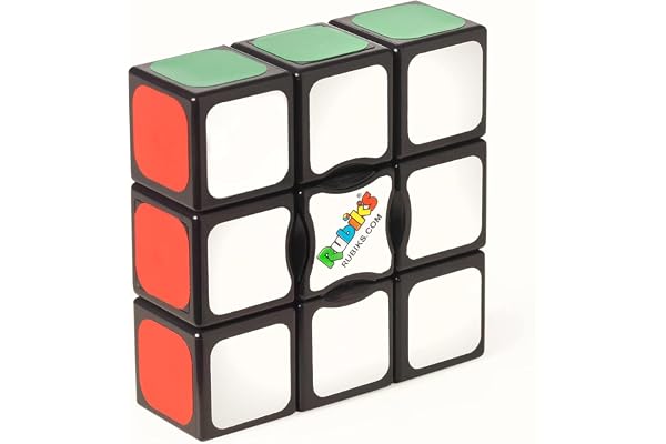 Rubik’s Edge 3x3x1 Rubik’s Cube for Beginners, Single Layer Puzzle Toy