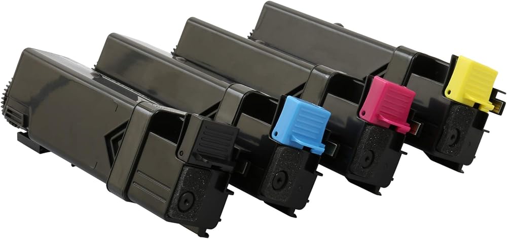TONER EXPERTE Compatible Toner for Dell 1320 1320c 1320cn 4pk Black Cyan