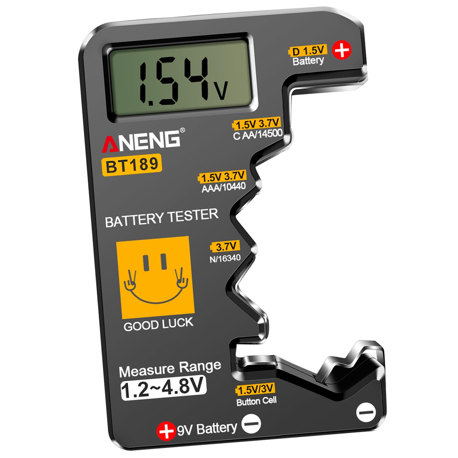 ANENG BT189 Battery Tester for AAA,AA,C,D,9V,F,6F22