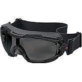 Ergodyne Skullerz Arkyn Protective Dust Safety Goggle, Non-Vented, Anti Fog, Scratch Resistant​, Adjustable Neoprene Strap