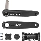 HAIKS 1x Mountain Bike Crankset 170mm with 34-40T Chainring &amp; Bottom Bracket - 6061 Alloy Hollow Integrated MTB Crank Set, Narrow-Wide Teeth, Compatible 8-12S (BSA24/BB92/PF30/BB30/T47)