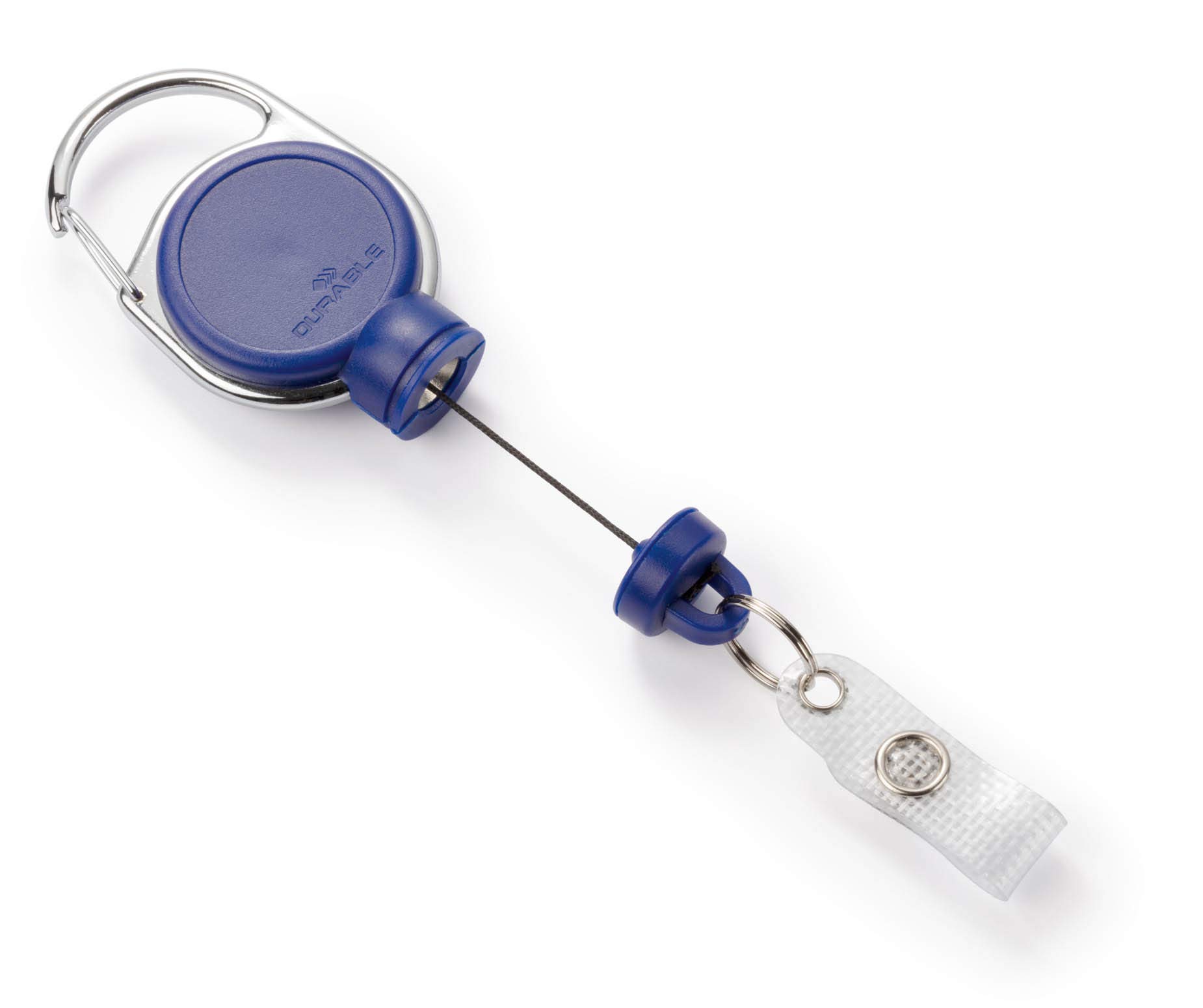 Durable Badge Reel Extra STRONG in Dark Blue | Pack of 1 | Hold Upto 300 g of Weight | Ideal for Heavy Keys or Cards