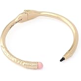 Betsey Johnson Jewelry Women's Best In Class Chewed Pencil Bangle Bracelet