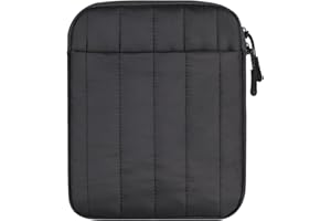 COOTHINE Puffy Sleeve Pouch Bag for 6.8-7 Inch Kindle/eReader/eBook (Black)
