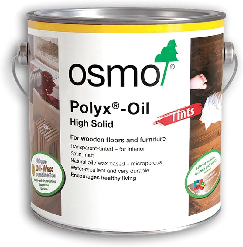 Osmo Polyx Oil Tints 3040 White Satin 2.5L Durable Wood Oil