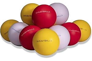 SMUSH BALLS Smushballs The Ultimate Anywhere Batting Practice Baseball (Red)