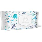 Amazon Brand - Mama Bear 99% Water Baby Wipes, Hypoallergenic,formulated without Fragrance, 72 Count