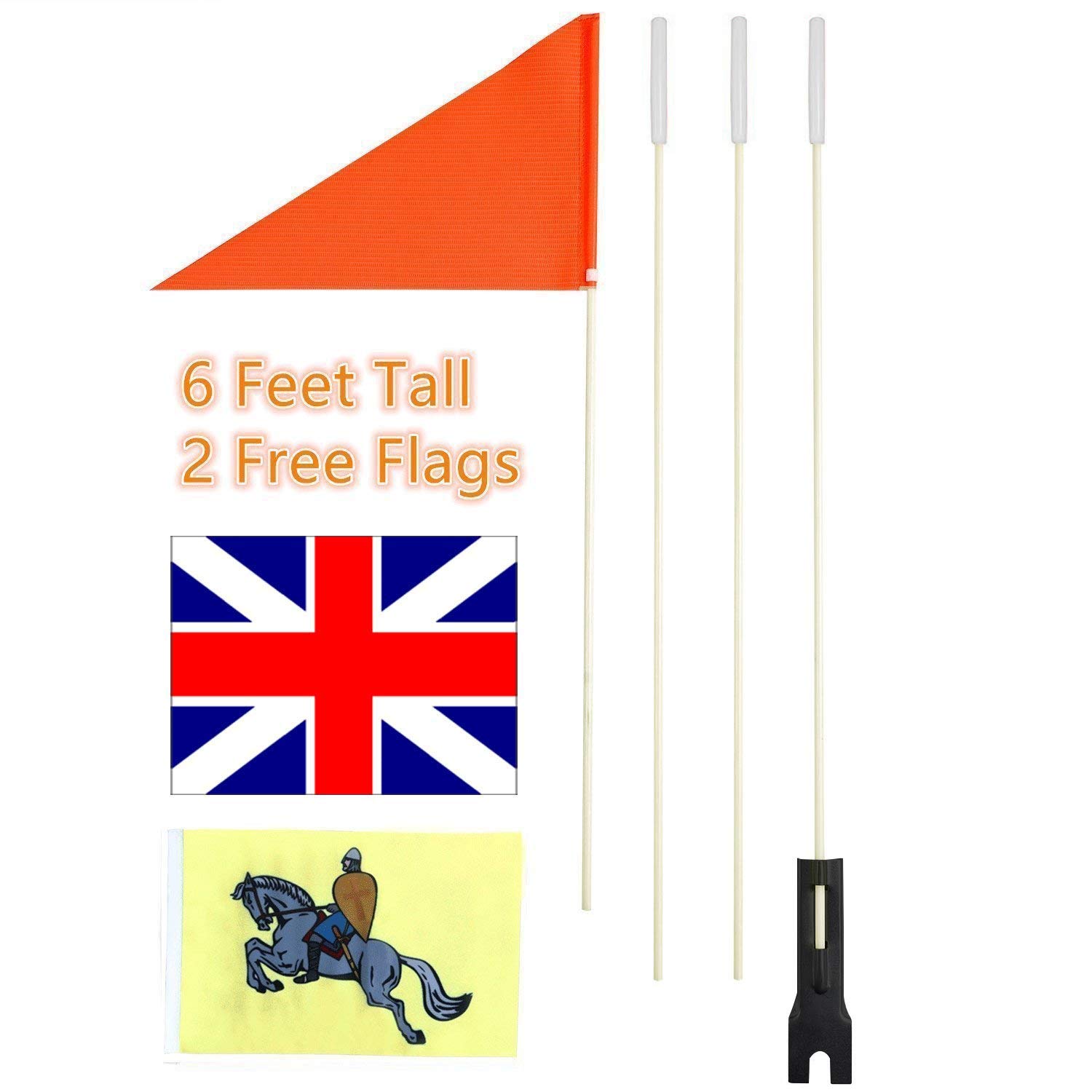 safety flag for bike trailer