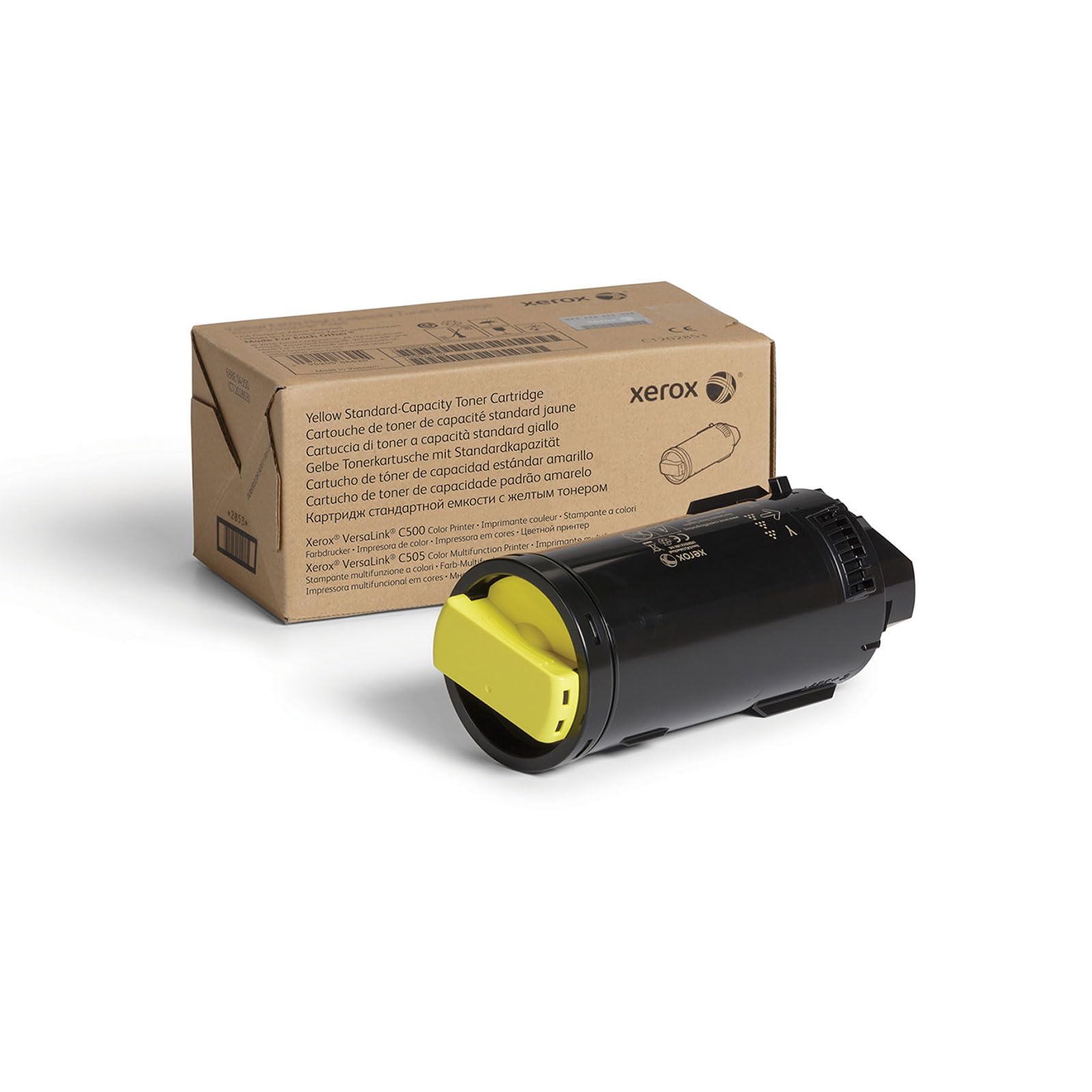 Xerox Genuine VersaLink C500 / C505 Yellow Standard Capacity Toner Cartridge (2,400 pages) - 106R03861 — image 1