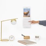 evelay 2026 British Wildlife Wall Calendar Slim Month to View Planner UK view 7
